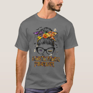 Diagnostic Medical Sonographer Halloween Nurse Nur T-Shirt