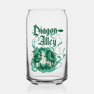 DIAGON ALLEY™ Vintage Graphic Can Glass