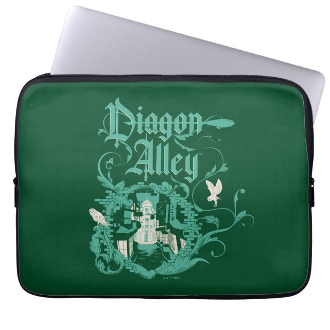 DIAGON ALLEY™ Vintage Graphic Laptop Sleeve (Front)