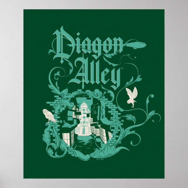 DIAGON ALLEY™ Vintage Graphic Poster (Front)