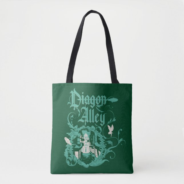 DIAGON ALLEY™ Vintage Graphic Tote Bag (Front)