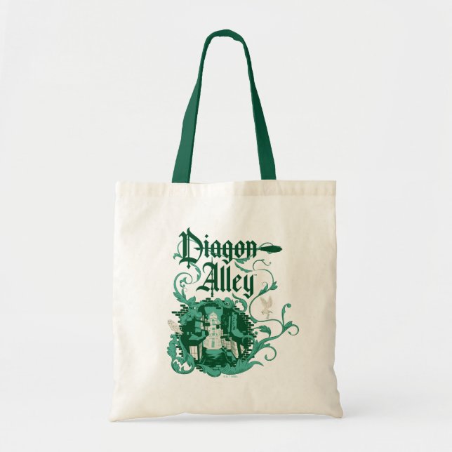 DIAGON ALLEY™ Vintage Graphic Tote Bag (Front)