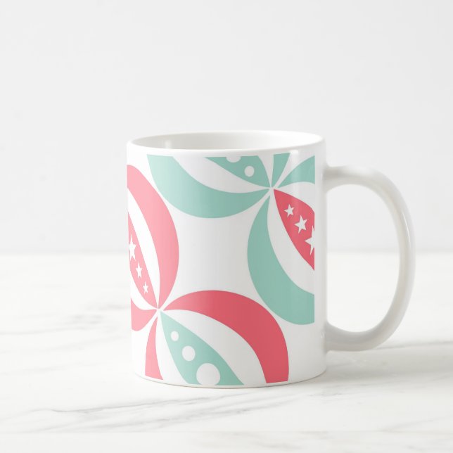 Diagonal Circus Coffee Mug (Right)