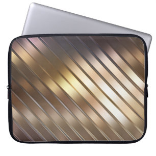 Diagonal golden abstract elegant background. laptop sleeve