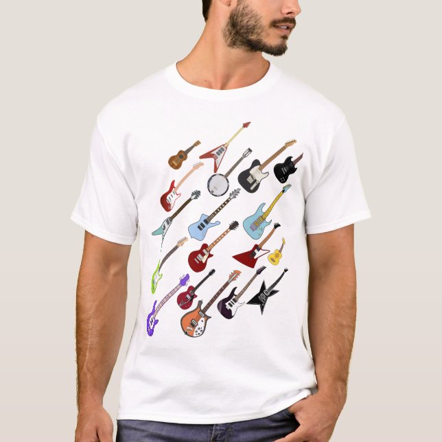 Diagonal Guitars 2 T-Shirt (Front)