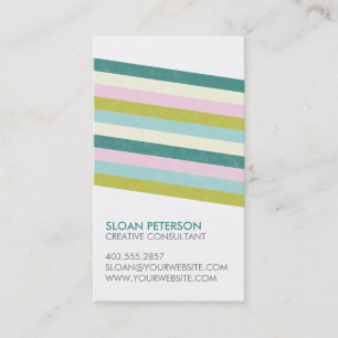 Diagonal Line Business Card