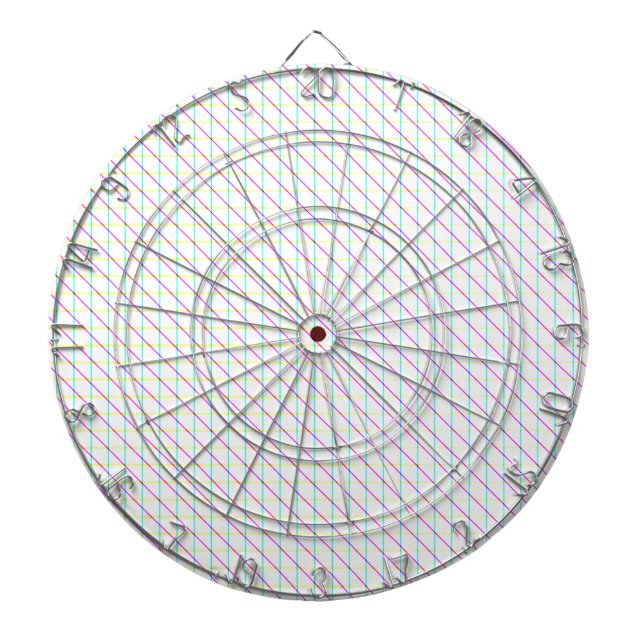 Diagonal Lines Dartboard (Front)