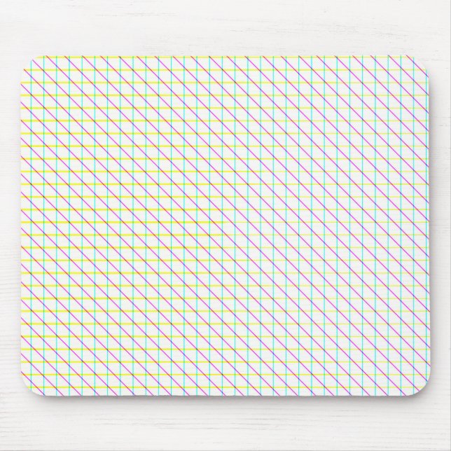 Diagonal Lines Mouse Mat (Front)