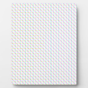 Diagonal Lines Plaque