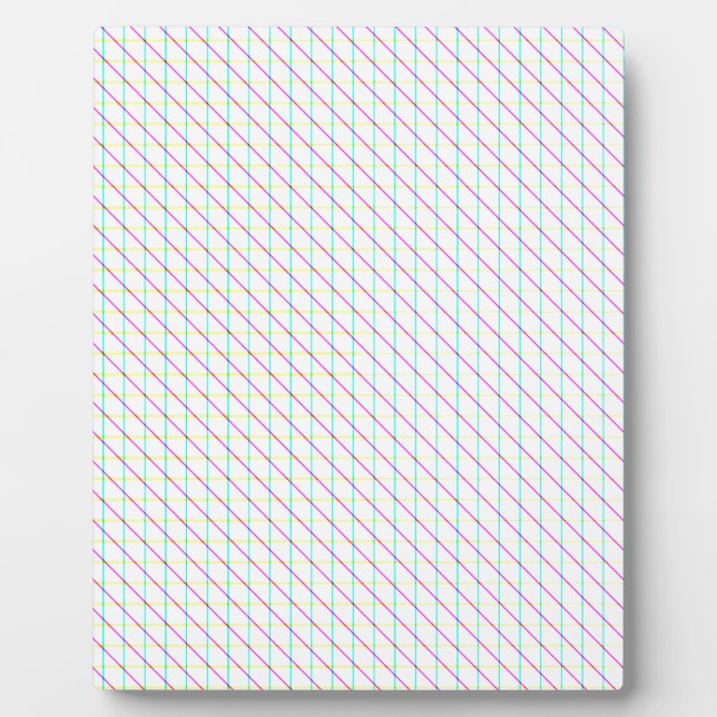 Diagonal Lines Plaque (Front)