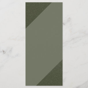 Diagonal Moss Green Custom Menu