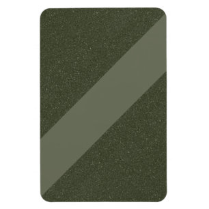 Diagonal Moss Green Modern Magnet – Customisable