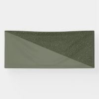 Diagonal Moss Green Textured Banner