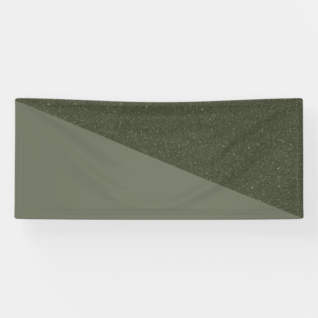 Diagonal Moss Green Textured Banner (Horizontal)