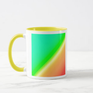 Diagonal Ombre Green Mug