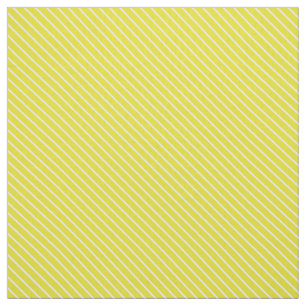 Diagonal pinstripes - mustard yellow and white fabric