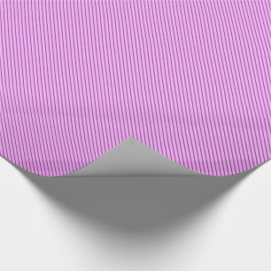Diagonal pinstripes - orchid and purple wrapping paper
