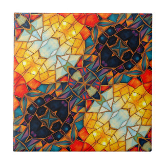 Diagonal Purple  Tile