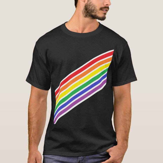 Diagonal Rainbow Shirt (Front)