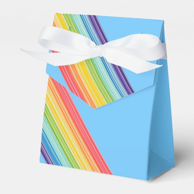 Diagonal rainbow stripes favour box (Front Side)