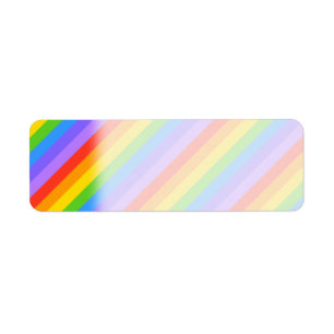 Diagonal Rainbow Stripes Pattern.