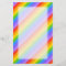 Diagonal Rainbow Stripes Pattern.