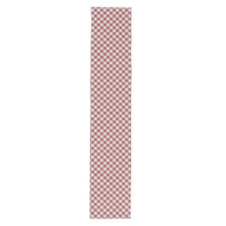 Diagonal Red Gingham Medium Table Runner