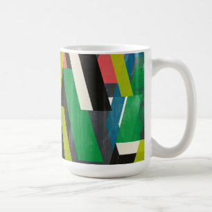 Diagonal Slipstream Pattern Coffee Mug