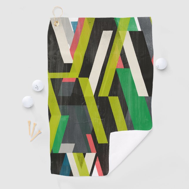 Diagonal Slipstream Pattern Golf Towel (InSitu)