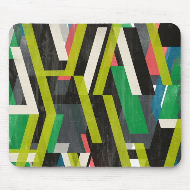 Diagonal Slipstream Pattern Mouse Mat (Front)