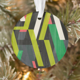 Diagonal Slipstream Pattern Ornament