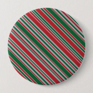 Diagonal stripes background 10 cm round badge