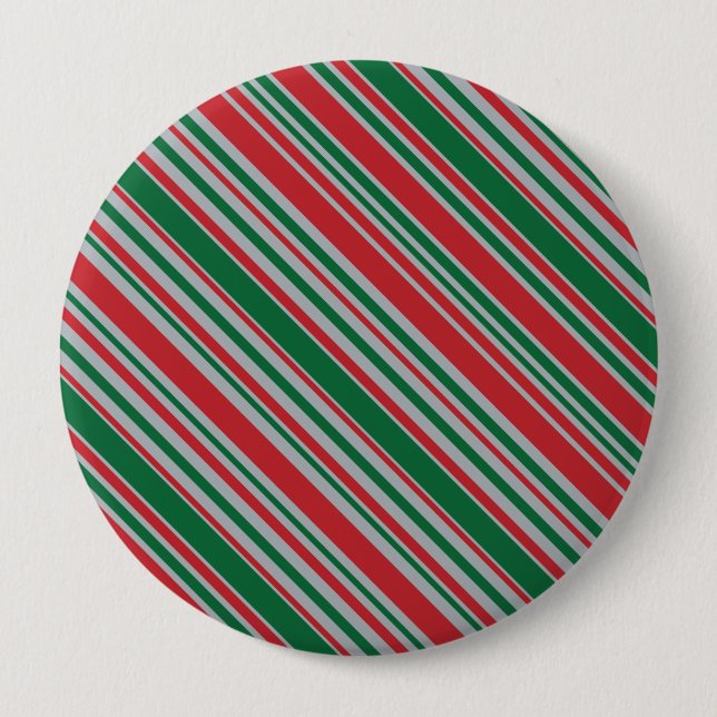 Diagonal stripes background 10 cm round badge (Front)