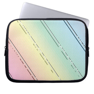 Diagonal stripes background 10 laptop sleeve