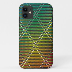 Diagonal stripes background 11 iPhone 11 case