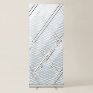 Diagonal stripes background 1 retractable banner