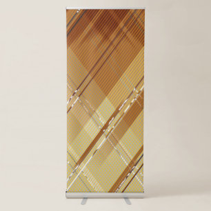 Diagonal stripes background 3 retractable banner