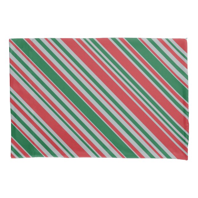 Diagonal stripes background pillowcase (Front)
