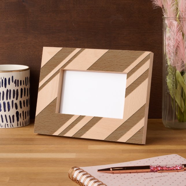 Diagonal Stripes Etched Frames (Left)