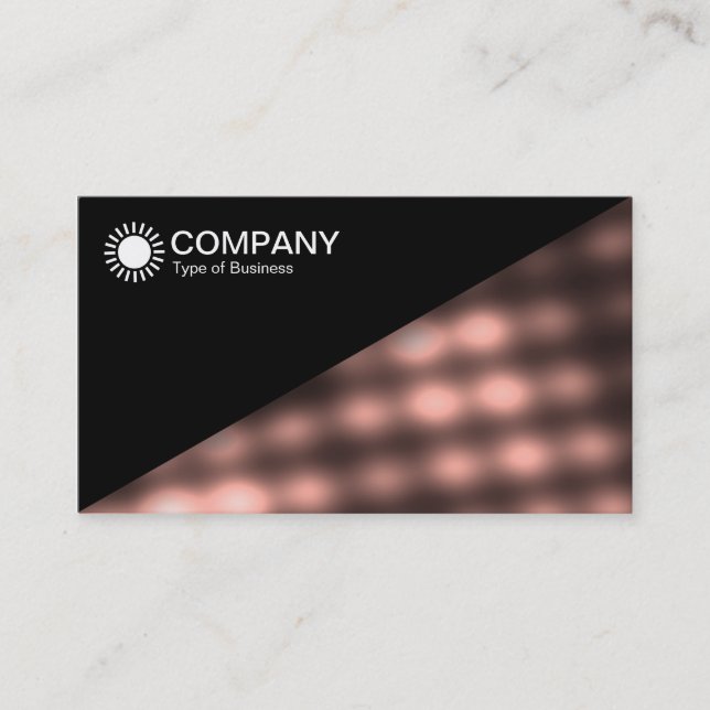 Diagonal V2 - Black - Abstract 140716(07) Business Card (Front)