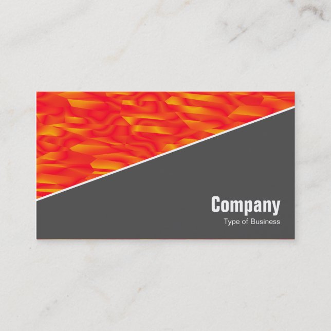 Diagonal V3 - 70pc Grey - Abstract 080716(011) Business Card (Front)