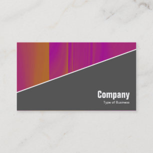 Diagonal V3 - 70pc Grey Business Card