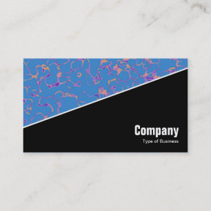 Diagonal V3 - Black - Abstract 080716(1) Business Card
