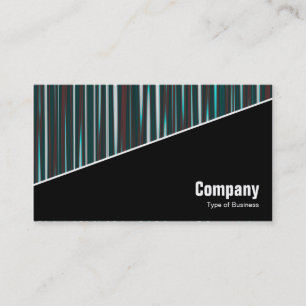 Diagonal V3 - Black - Abstract 130716(01) Business Card