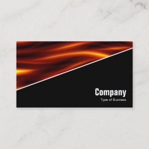 Diagonal V3 - Black - Hot Wind Business Card