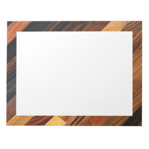 Diagonal Wood Flooring Notepad