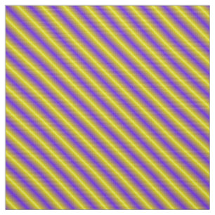 Diagonal yellow and blue stripes fabric