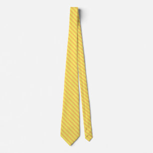 Diagonal yellow orange Stripes Tie