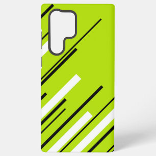 Diagonals - Lime Green Samsung Galaxy Case