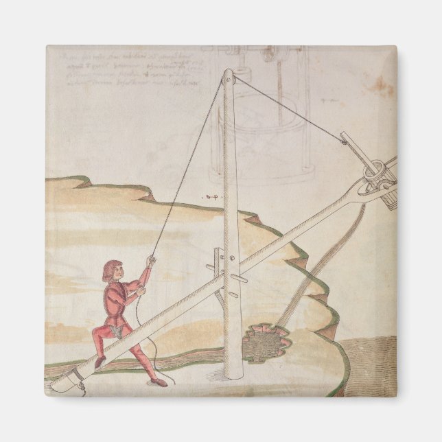 Diagram of a method of supplying water magnet (Front)